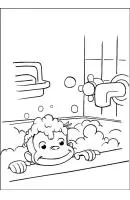 Curious George kleurplaat 22